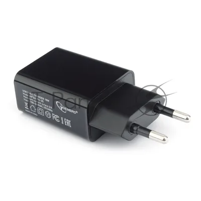 Сетевое зарядное устройство Cablexpert MP3A-PC-25 100/220V - 5V USB 1 порт, 2A, черный