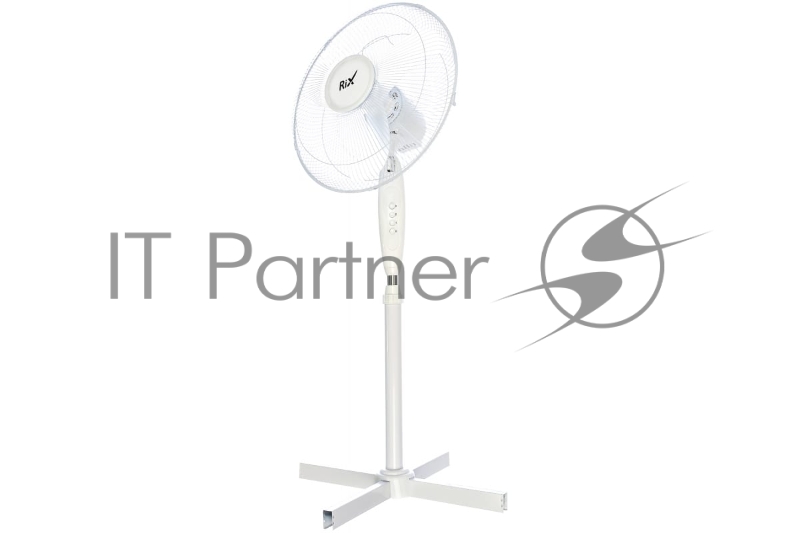Вентилятор Rix RSF-4000W чёрный, напольный, 45 Вт, 3 скорости, 40 см