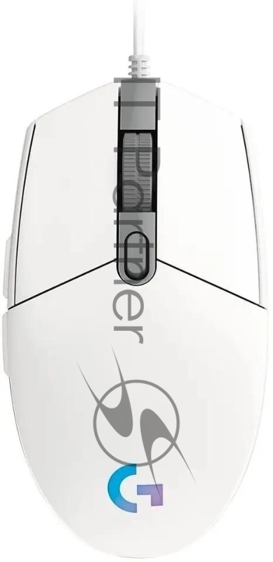 Мышь проводная Logitech G102 LIGHTSYNC белый, 8000 dpi, USB, кнопки - 6