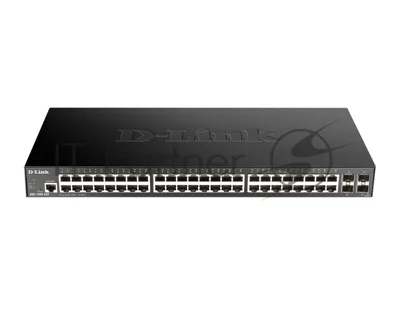 Коммутатор D-Link DGS-1250-52X/A1A, 48×1 Гбит/с + 4×10 Гбит/с SFP+, управляемый