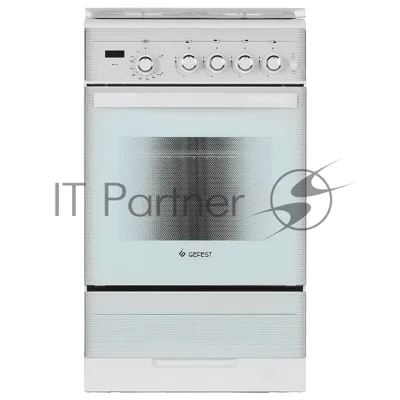 Плита газовая Gefest ПГ 5300-03 0040 белый, конфорок 4 шт, духовка 52 л, 50 см x 85 см x 58.5 см