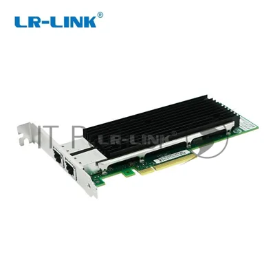 Сетевая карта LR-Link 2 порта 10/100/1000/10G Base-T на чипе Intel X540, LREC9802BT