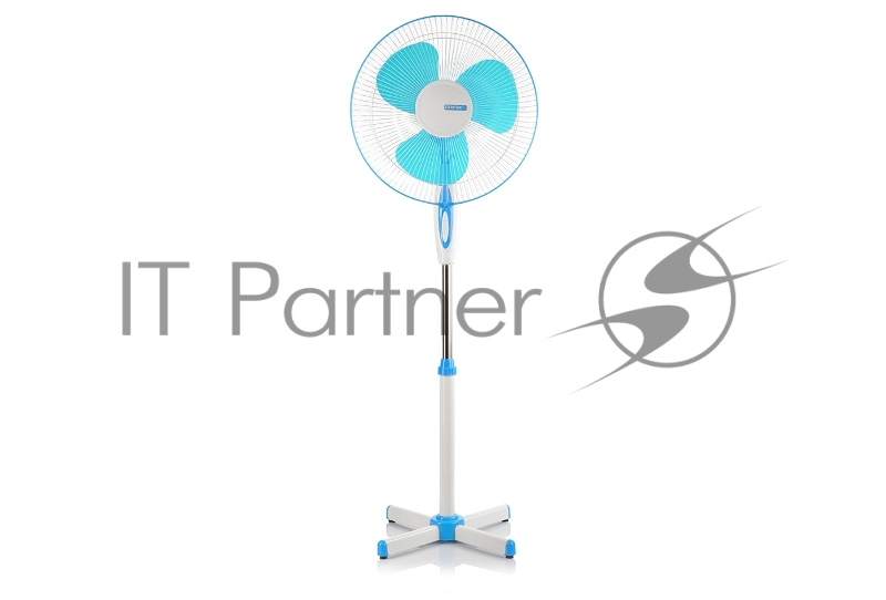 Вентилятор Centek CT-5015 Blue синий, напольный, 50 Вт, 3 скорости, 40 см
