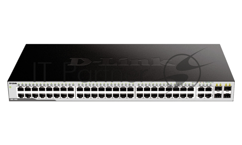 Коммутатор D-Link DGS-1052/A1A, 48×1 Гбит/с, неуправляемый