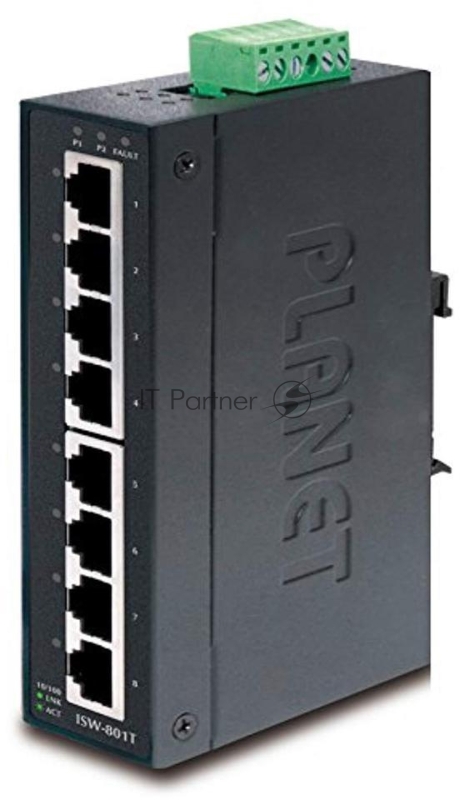 Коммутатор PLANET ISW-801T, 8×100 Мбит/с, неуправляемый