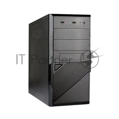 Компьютерный корпус ExeGate EX284020RUS Minitower BA-201 Black, mATX, (AA400, 80мм), 2*USB, Audio