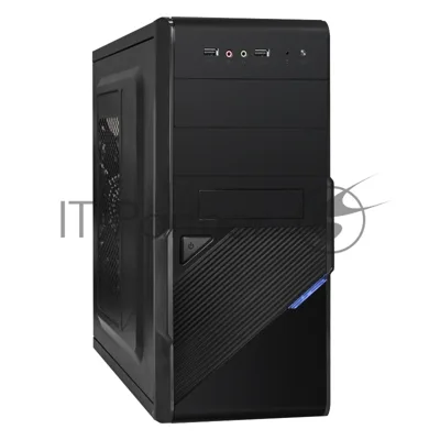 Компьютерный корпус ExeGate EX284022RUS Minitower BA-201 Black, mATX, (без БП), 2*USB, Audio
