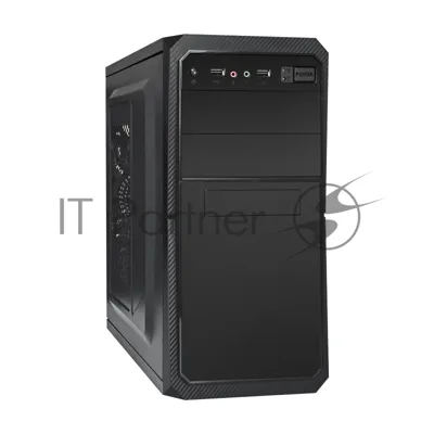 Компьютерный корпус ExeGate EX284027RUS Minitower BA-202 Black, mATX, без БП, 2хUSB, Audio