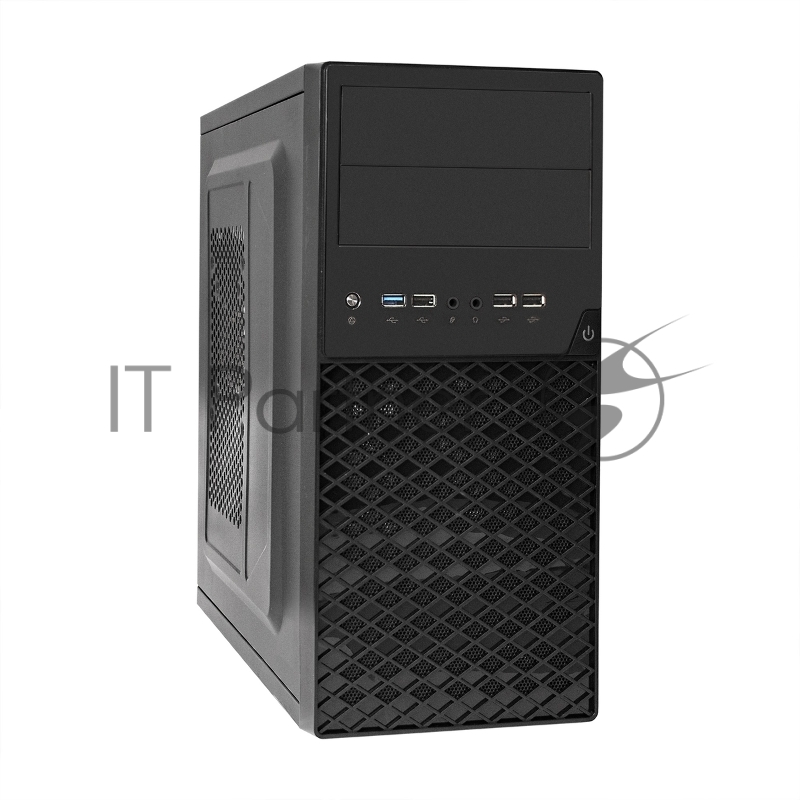 Компьютерный корпус ExeGate EX284032RUS Minitower BA-203U Black, mATX, (без БП), 2хUSB+1хUSB 3.0, Audio