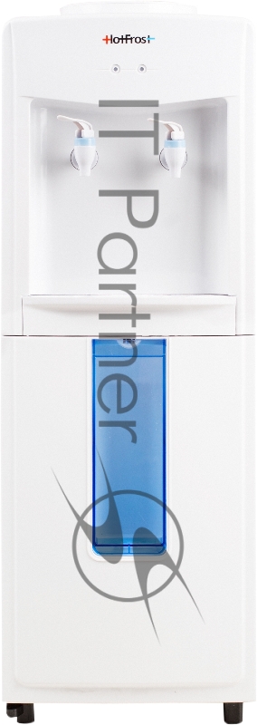 Кулер для воды Hotfrost V118R, верхняя загрузка, без нагрева, без охлаждения, белый