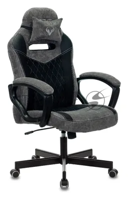 Кресло Бюрократ VIKING 6 KNIGHT B FABRIC черный, ткань, 120 кг, механизм качания