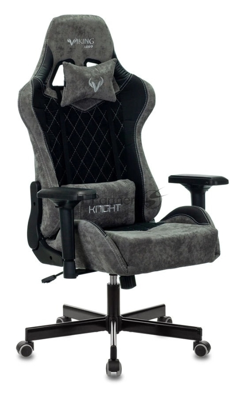 Кресло Бюрократ VIKING 7 KNIGHT B FABRIC черный, ткань, 120 кг, механизм качания
