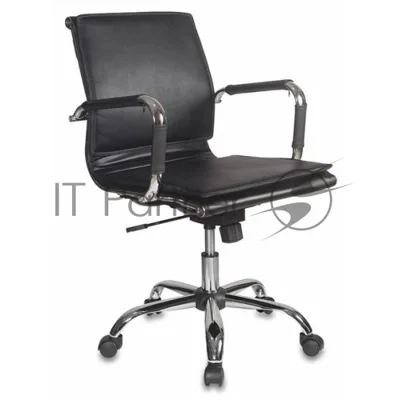 Кресло Бюрократ CH-993-Low/Black черный, экокожа