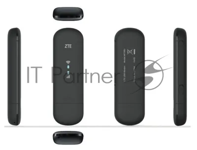 Модем 2G/3G/4G ZTE MF79RU USB Wi-Fi Firewall +Router внешний черный