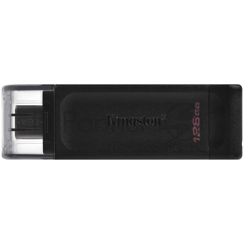Флешка USB Kingston DataTraveler DT70 (DT70/128Gb), 128Gb, USB Type-C 3.2, R/W 70/45, черный