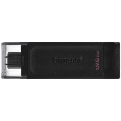 Флешка USB Kingston DataTraveler DT70 (DT70/128Gb), 128Gb, USB Type-C 3.2, R/W 70/45, черный
