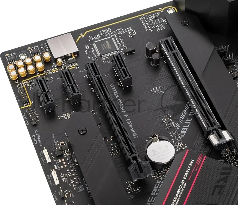Материнская плата ASUS ROG STRIX B550-F GAMING, AM4, AMD B550, 4xDDR4, 6xSATA, 2xM.2, 1xPCIe 4.0 x16, 1xPCIe 3.0 x16, 3xPCIe x1, DisplayPort, HDMI, 1x2.5Gb LAN, USB Type-C, 5x3.5 мм, 7.1, ATX