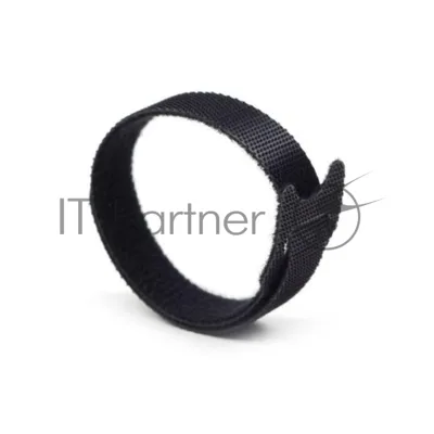 Хомут-липучка LANMASTER LAN-VCM180-BK, 180мм, 20шт, черный