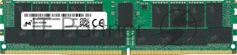 Оперативная память Micron DDR4 RDIMM 32GB 2Rx4 2933 MHz ECC Registered