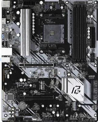 Материнская плата ASRock B550 Phantom Gaming 4, AM4, AMD B550, 4xDDR4, 6xSATA, 2xM.2, 1xPCIe 4.0 x16, HDMI, 1x1Gb LAN, 3x3.5 мм, 7.1, ATX