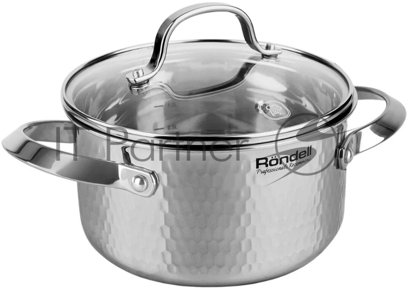 Кастрюля Rondell RainDrops RDS-1295 с/кр 24 см 5,6 л