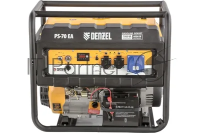 Электрогенератор бензиновый Denzel PS 70 EA, 7 кВт, 85 дБ, 88 кг