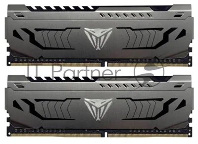 Оперативная память Patriot Viper Steel, DDR4, 64GB (2x32GB), 3200MHz, CL16, DIMM, радиатор, черный