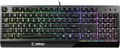 Клавиатура MSI Vigor GK30 проводная, USB Type-A, чёрный