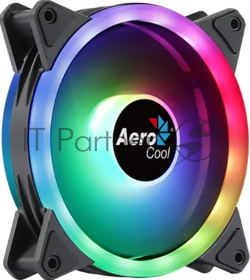 Вентилятор для корпуса Aerocool/Formula Duo 12 черный, 120 мм, 1000 об/мин, 19.7 дБ, 6 pin
