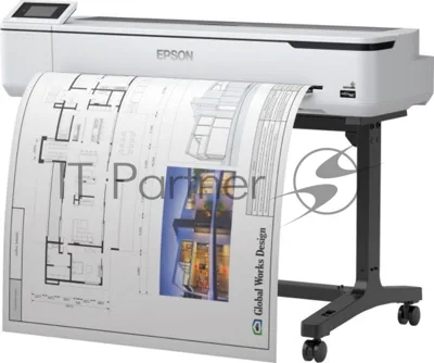 Плоттер струйный Epson SureColor SC-T5100, A0, цветной, 36", 1200x2400 dpi, USB, Gigabit Ethernet, WiFi