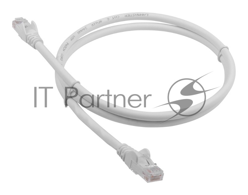 Патч-корд LANMASTER LAN-PC45/U6-2.0-WH вилка RJ-45-вилка RJ-45 Cat.6 2м белый LSZH (уп.:1шт)