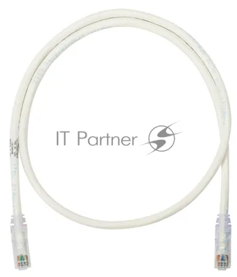 Патч-корд Panduit NK6PC3MY вилка RJ-45-вилка RJ-45 кат.6 3м белый