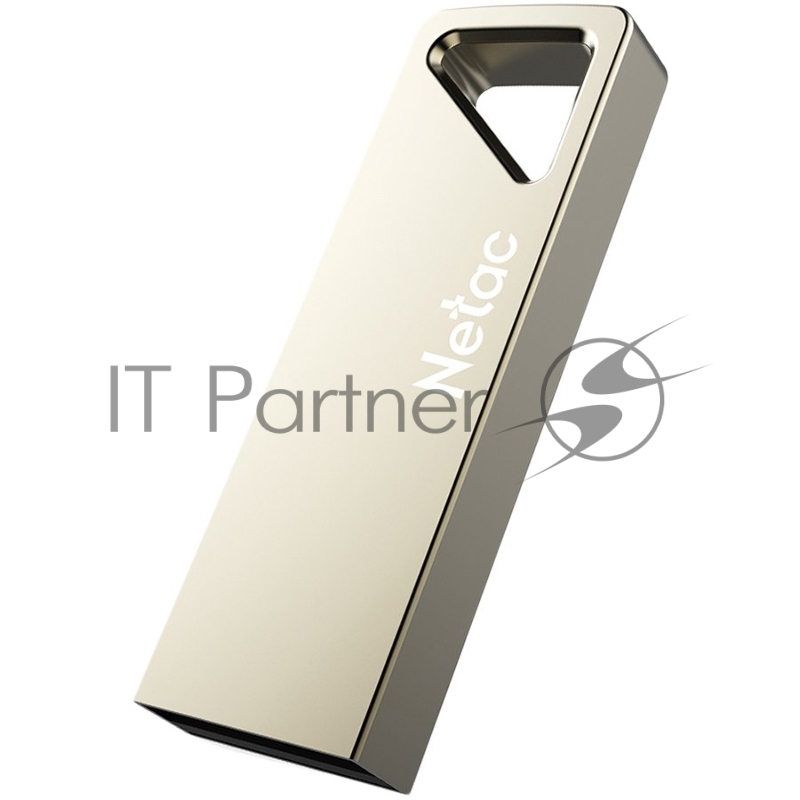 Флешка USB Netac U326 (NT03U326N-064G-20PN), 64Gb, USB 2.0, R/W 50/15, серебристый