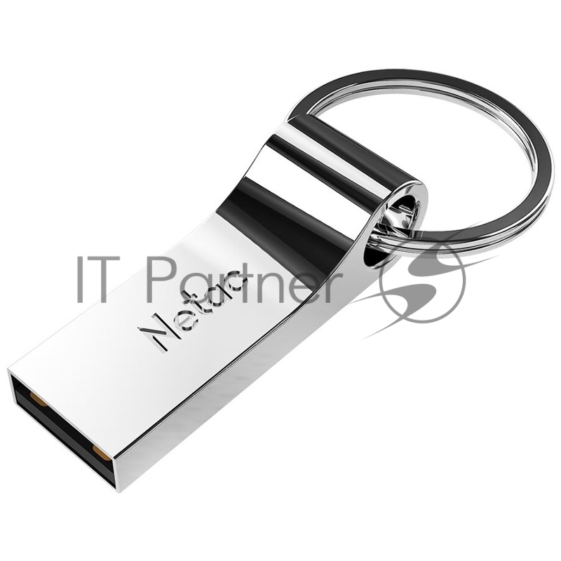 Флешка USB Netac U275 (NT03U275N-064G-20SL), 64Gb, USB 2.0, R/W 50/15, серебристый