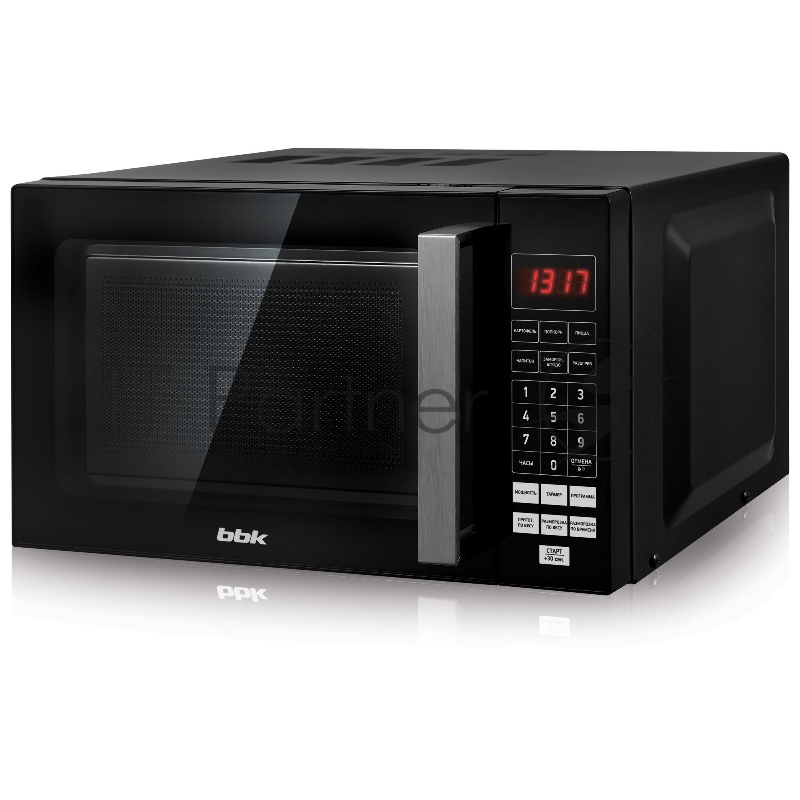 Микроволновая печь BBK 20MWS-779S/B черный, 20 л, 700 Вт, переключатели - сенсор