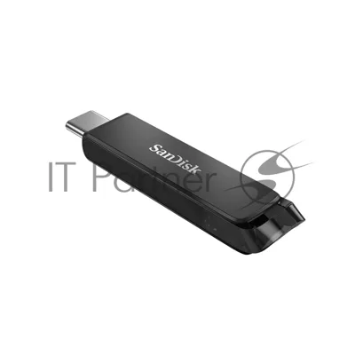 Флешка USB Sandisk CZ460 Ultra (SDCZ460-128G-G46), 128Gb, USB Type-C, R/W 150/30, черный