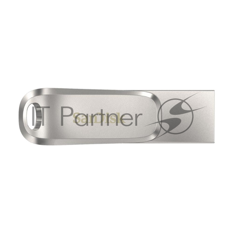 Флешка USB SanDisk Ultra Dual Luxe (SDDDC4-128G-G46), 128Gb, USB 3.1/USB Type-C, R/W 150/40, серебристый