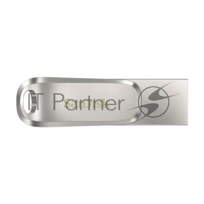 Флешка USB SanDisk Ultra Dual Luxe (SDDDC4-128G-G46), 128Gb, USB 3.1/USB Type-C, R/W 150/40, серебристый