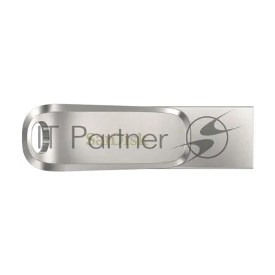 Флешка USB SanDisk Ultra Dual Luxe (SDDDC4-512G-G46), 512Gb, USB 3.2 Gen 1/USB Type-C, R/W 400/150, серебристый