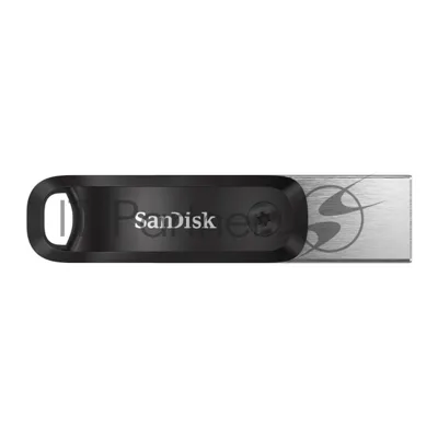 Флешка USB SanDisk IX60N iXpand Go (SDIX60N-064G-GN6NN), 64Gb, USB 3.0/Lightning, R/W 150/70, черный/серебристый
