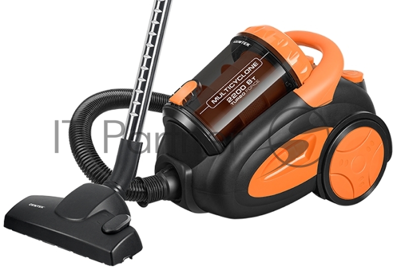 Пылесос Centek CT-2520 оранжевый/черный, 400/2200 Вт, уборка сухая, пылесборник циклонный фильтр 2 л