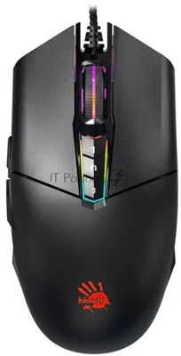Мышь проводная A4Tech Bloody P91s черный, 8000 dpi, USB, кнопки - 8
