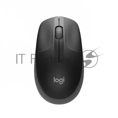 Мышь беспроводная Logitech M190 черный, 1000 dpi, радиоканал, USB, кнопки - 3