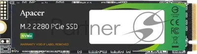 Накопитель SSD Apacer AS2280P4, 512Gb, M.2 2280, PCIe 3.0 x4, NVMe, R/W 2100/1500