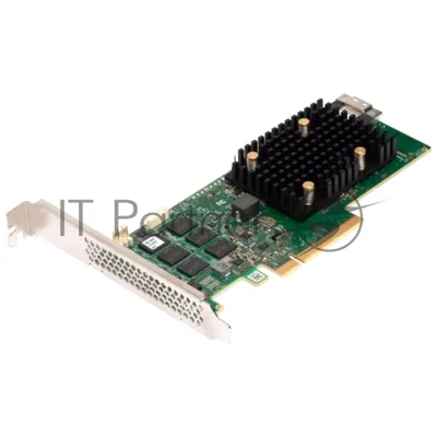 Адаптер SAS 9500-8i SGL (05-50077-03) PCIe v4 x8 LP, Tri-Mode SAS/SATA/NVMe 12G HBA, 8port(2*int SFF8654), 3808 IOC