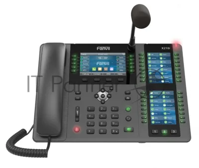 Телефон IP Fanvil X210i IP телефон 20 линий, внешний микрофон, цветной экран 4.3"; + два доп. цветных экрана 3.5";, HD, Opus, 10/100/1000 Мбит/с, USB, Bluetooth, PoE