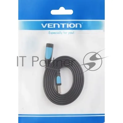 Кабель-удлинитель Vention USB 3.0 AM/AF - 1,5 м плоский VAS-A13-B150