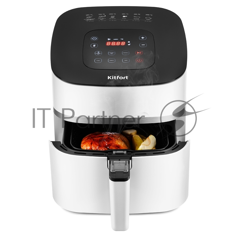 Аэрогриль Kitfort KT-2217 1500Вт белый/черный