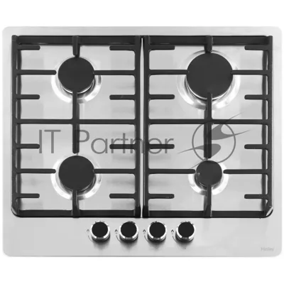 Газовая варочная поверхность Haier HHX-M64CNX, 4 конфорки, нержавеющая сталь, 7500 Вт