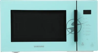 Микроволновая печь Samsung MG23T5018AN/BW голубой, 23 л, 800 Вт, переключатели - сенсор